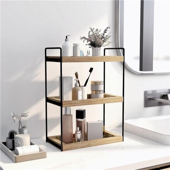 3 Tier Bathroom Counter Organizer,Countertop Bathroom Organizer - Picture 6 of 7